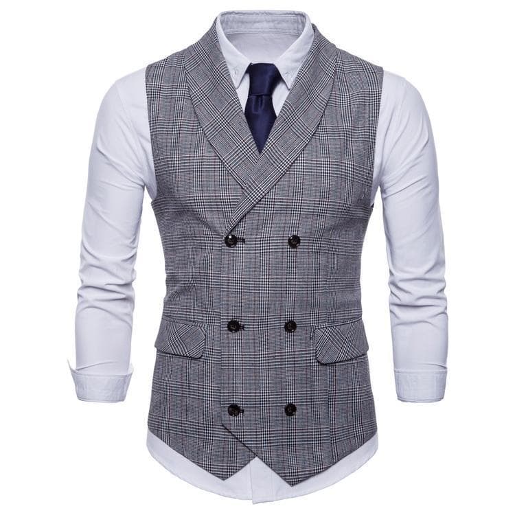 Men's Vest Slim Fit Groom Suit Vest