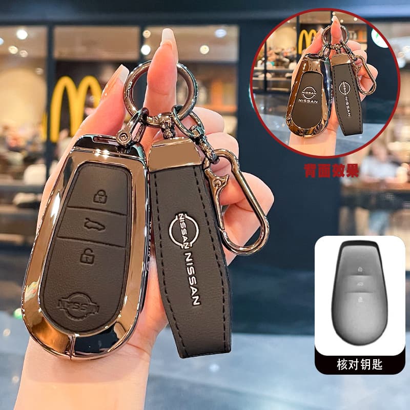 Compatible with Nissan N7 Key Case 2025 New NISSAN N7 New Energy Nissan Car Remote Cover Protective Shell Buckle