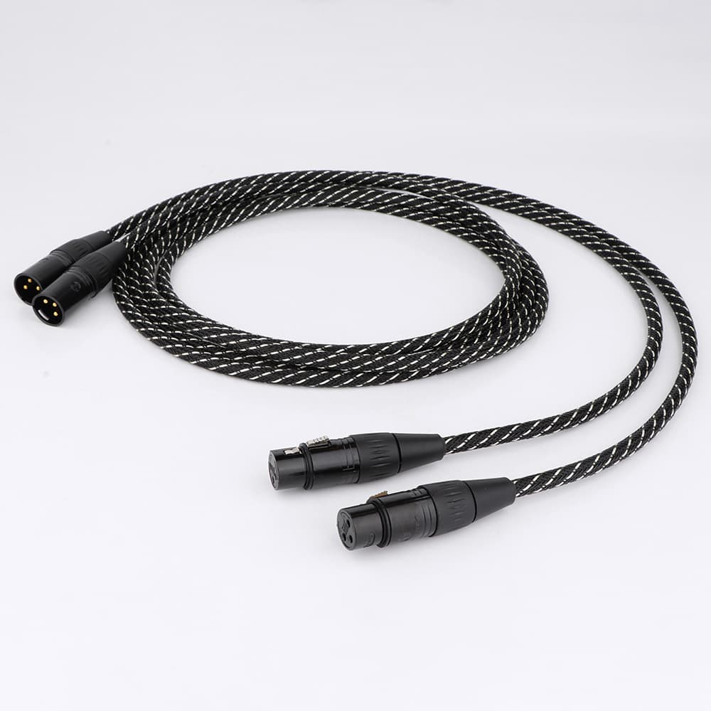 High-Purity Stereo Gold-Plated XLR Audio Cable Male to Female for Microphone Mixer HiFi 6NOFC Preffair Professional Audio Video Brand