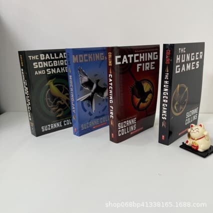 The Hunger Games (1-4 complete set) Hunger Games English novel paper ready for shipment