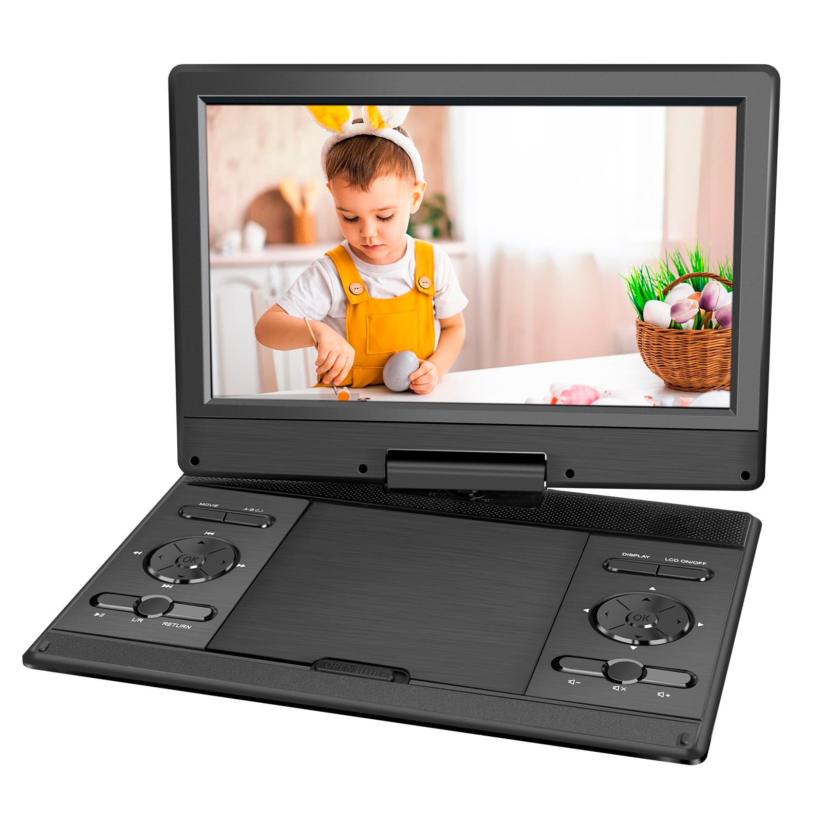 Portable DVD Player All-Format Mobile HD Long Battery Life Disc Player Home EVD Kids CD Player