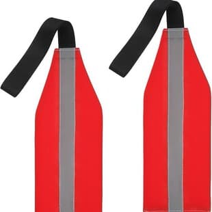 Cross-border Hot Selling Kayak Flag, Truck Read Reflective Red Flag, High Visibility Reflective Safety Flag