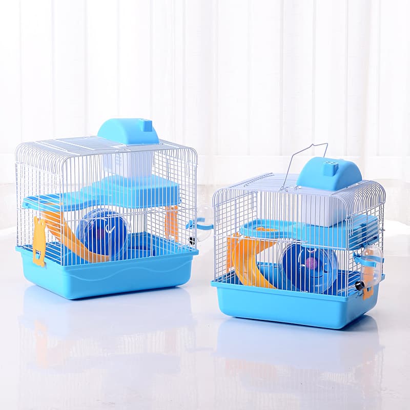 Boer Factory Wholesale Large Castle Hamster Cage for Syrian Hamster, Portable Carrying Cage, Breeding Cage, Small Castle for Stall Display
