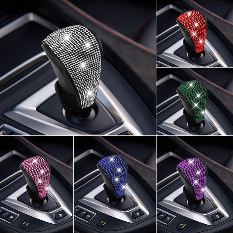 New car hot-drilled gear cover, automatic transmission, manual transmission gear set, full-drilled car gear cover decoration