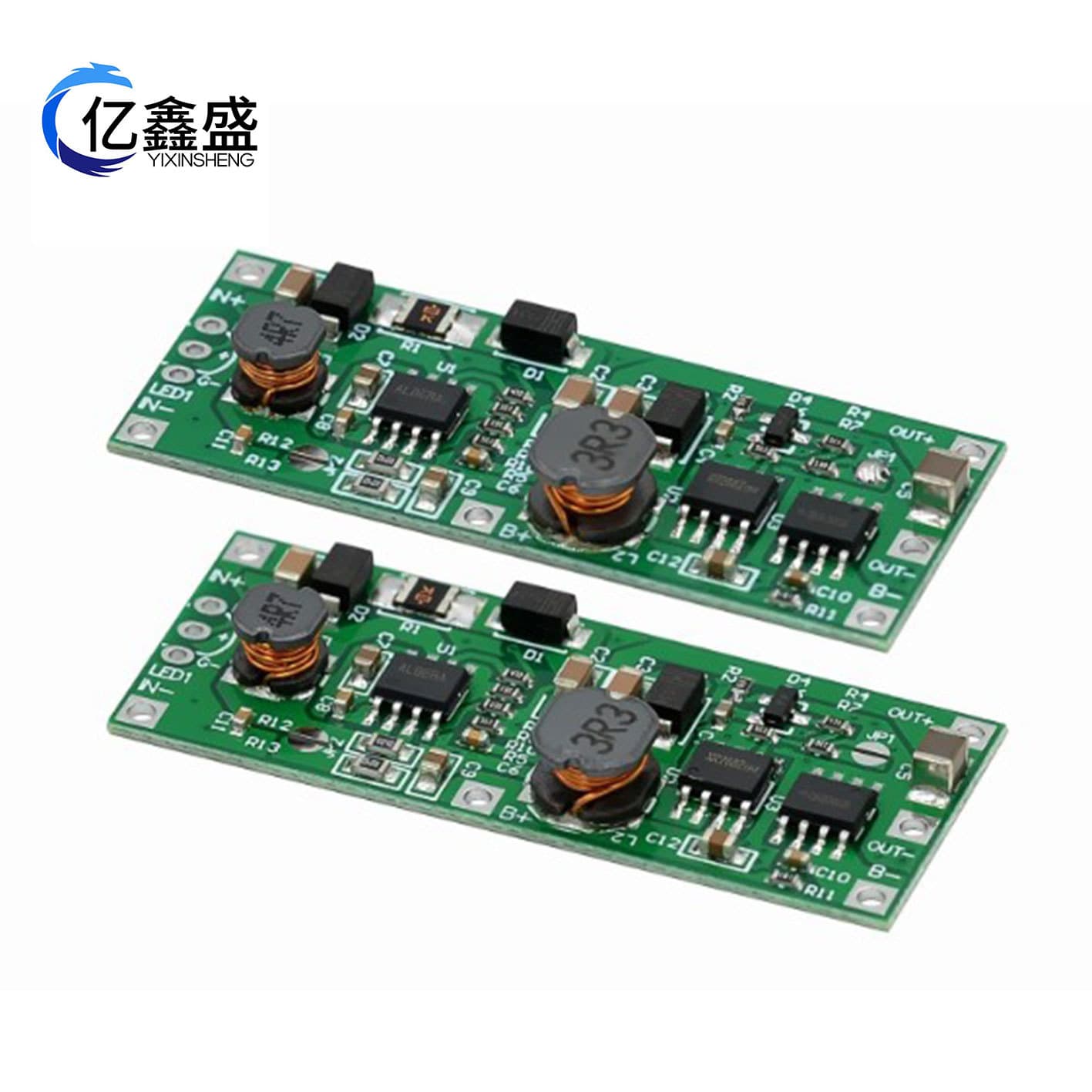 3.7V Lithium Battery DC UPS Uninterruptible Module with Charge, Discharge, and Boost to 9V/12V for Power Outage