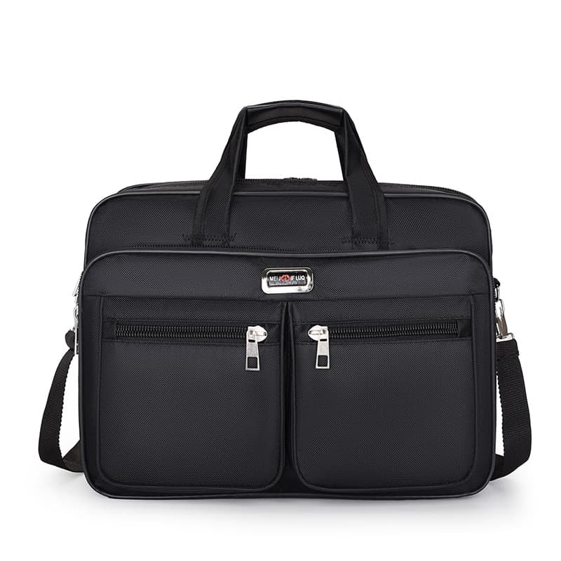Factory Direct Men's Briefcase Oxford Laptop Bag Horizontal Handheld Business Backpack Cross-Border Supply