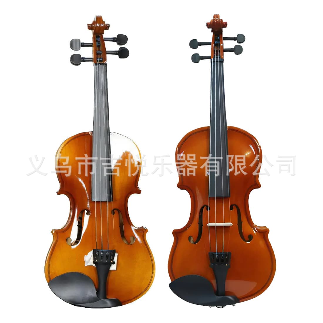 Cross-border popular Amazon plywood violin for beginners, adults and children to practice popular solid wood violin wholesale