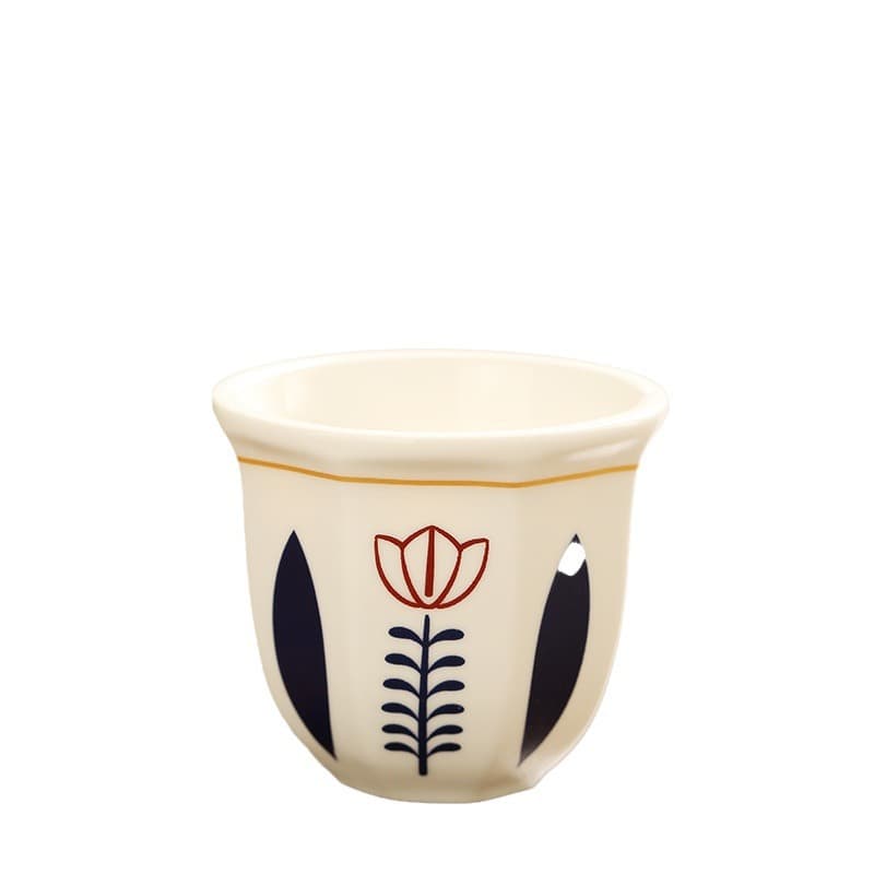 Hot-selling Middle East tea cup latte art hand-held espresso cup 180ml cappuccino ceramic in stock