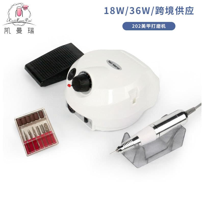 Electric Nail Drill Machine 35000RPM Manicure Tool Nail Grinding Machine Professional Nail Care Equipment Pink Color