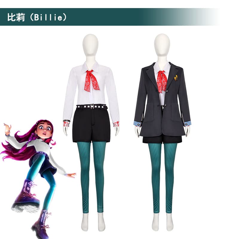 Disney animated movie Hexed Billie Doe Billie two-dimensional animation character cosplay costume