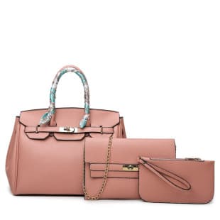 Cross-border Women's Bags 2022 New European and American Retro Fashion Multi-piece Set Stylish Handbags Pebble Grain Shoulder Crossbody Bags