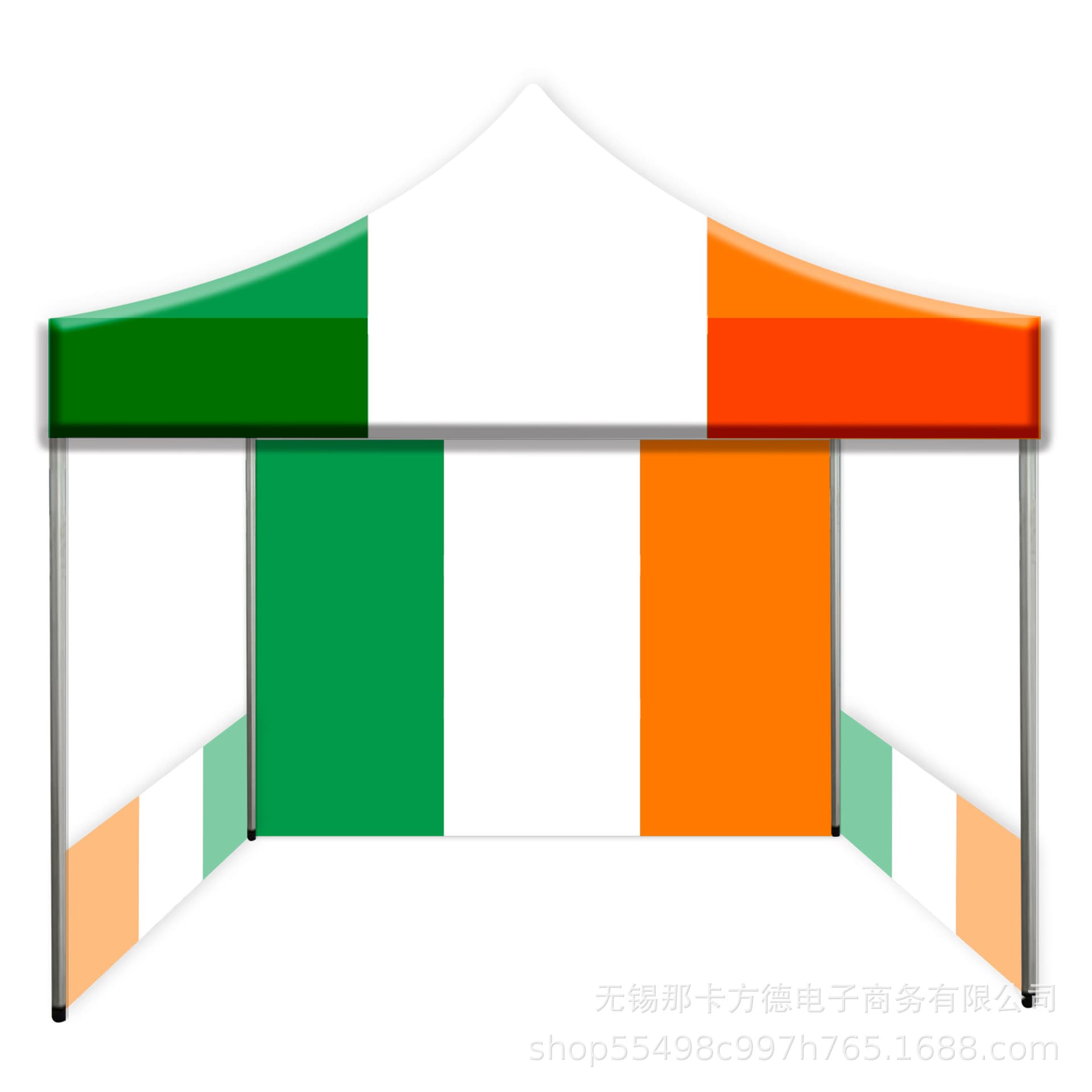 3*3M square sun shelter with aluminum frame outdoor advertising tent (top only) foldable
