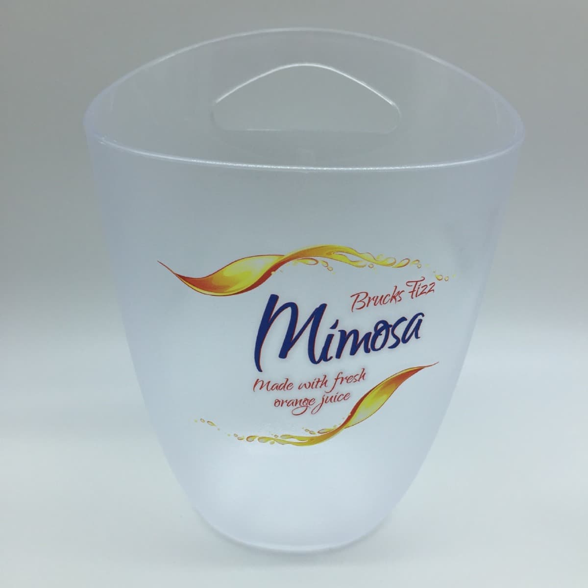 3L Customizable Logo Wine Promotion Slanted Spout Single Handle Ice Bucket