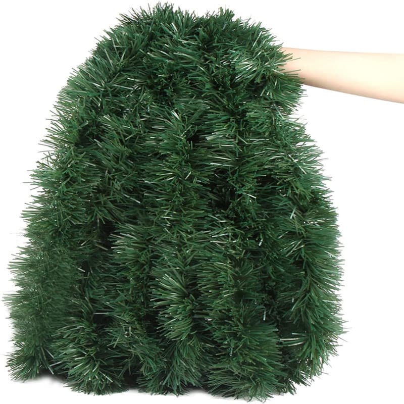 Cross-border Christmas strips new Christmas tops madder color strips Christmas wreath rattan Christmas pendant decoration