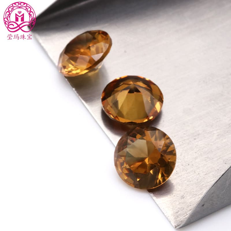zultanite3-20mm round diamond cut Sudan stone color changing stone aqualite bare stone wholesale