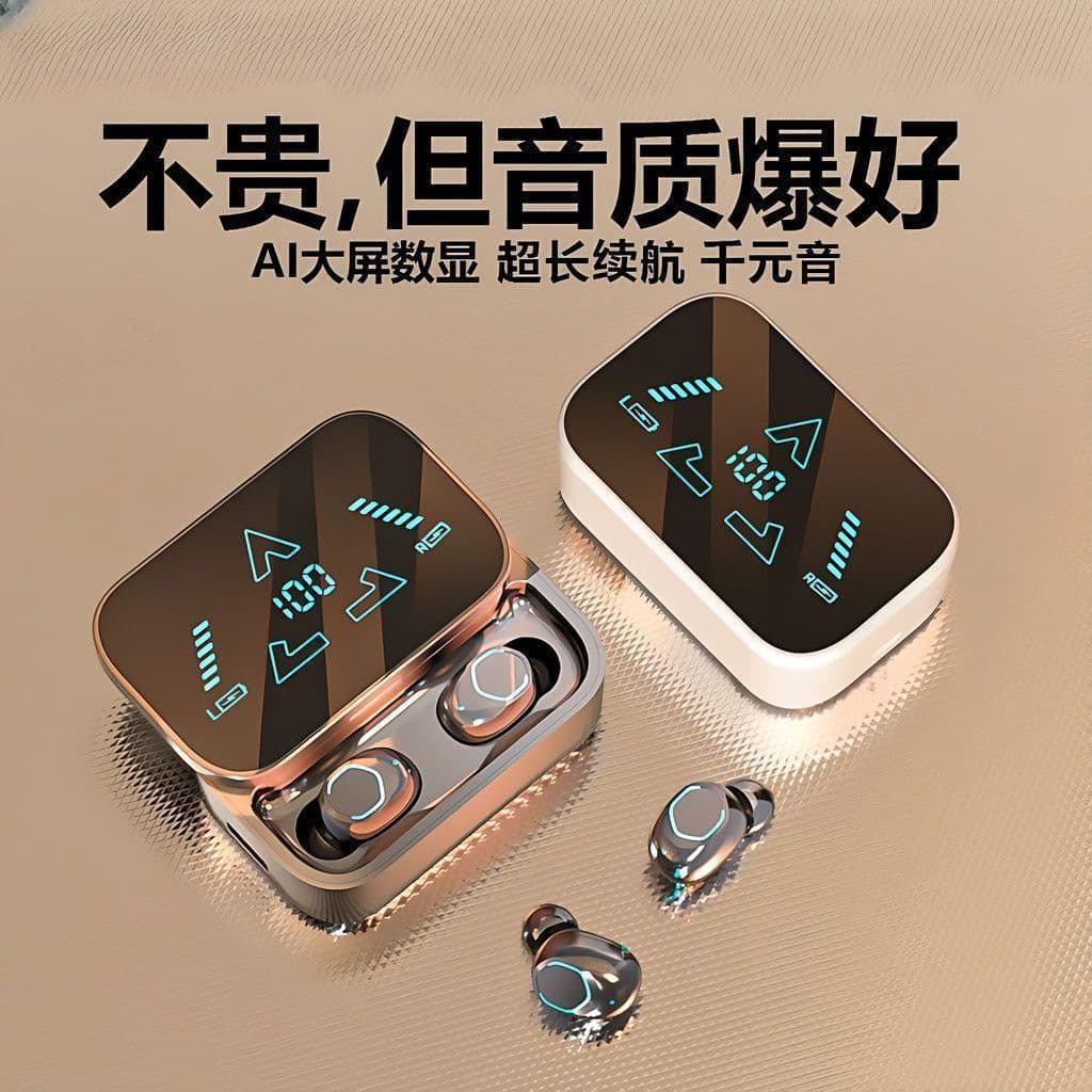 New Gaming 48M Bluetooth Earbuds 2025 New Wireless In-Ear Long Battery Life Zhi Huang