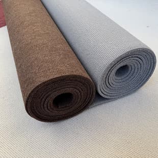 Stain-resistant bedroom carpet for commercial and office use, full roll striped carpet for large-area full coverage
