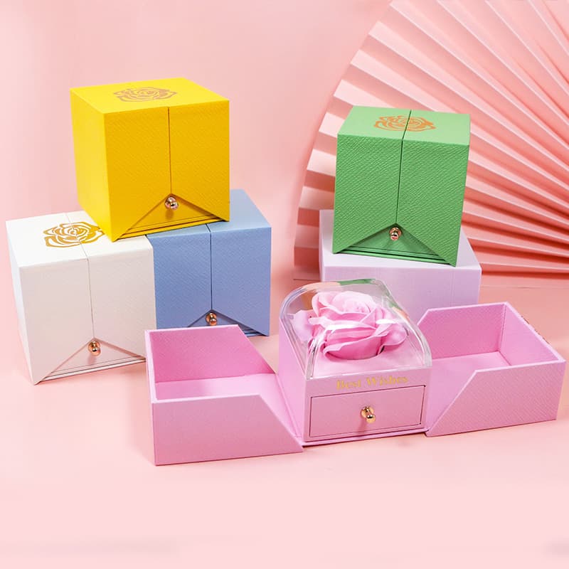Birthday gift box for girls empty box high-end Valentine's Day 520 engagement gift jewelry necklace ring jewelry box