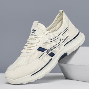2026 Summer New Mesh Breathable Sports Shoes Soft Sole Anti-slip Wear-resistant Dad Shoes Trendy Versatile Comfortable Casual