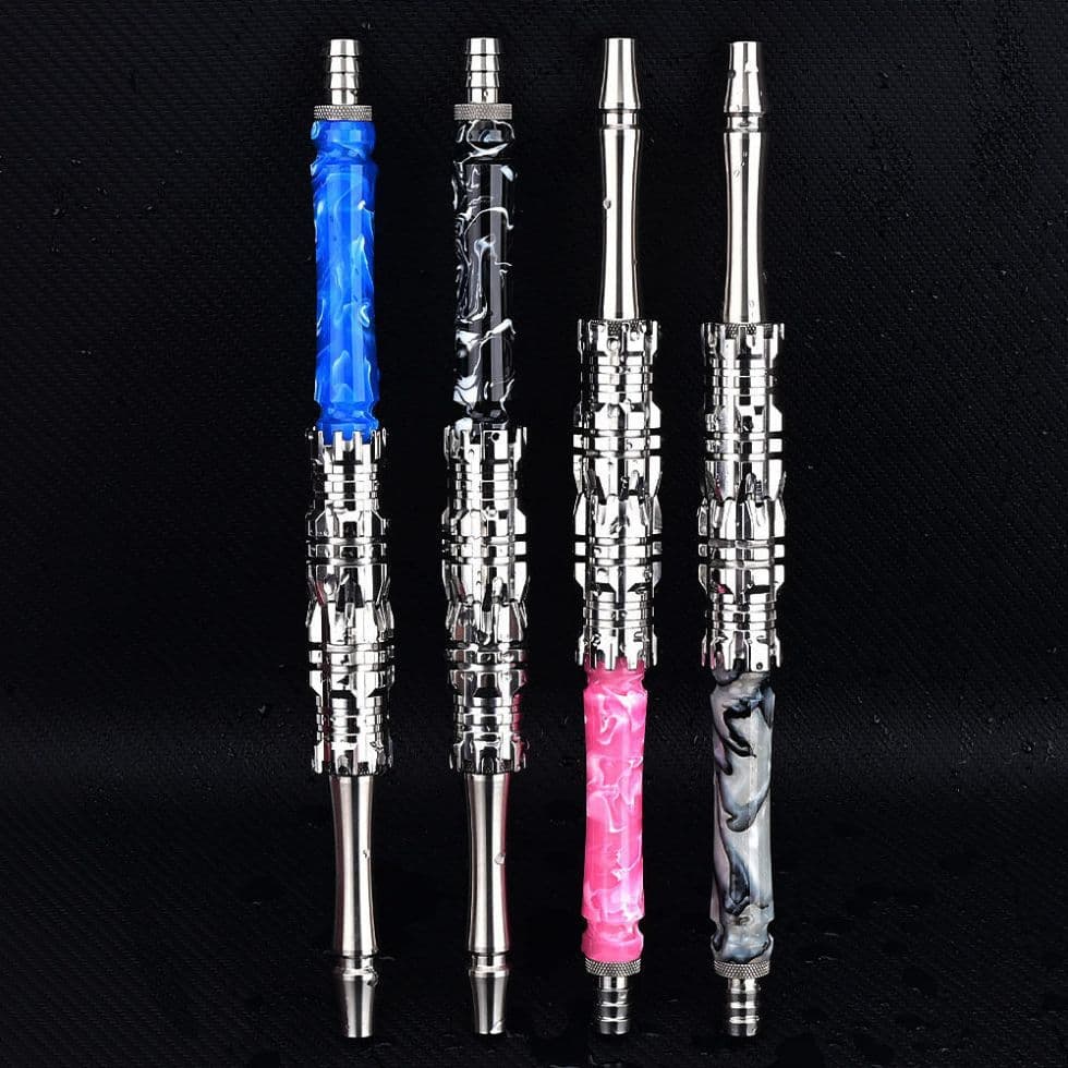 Hookah Accessories Long Handle 316SS Resin Material DIY Style 1.5m Silicone Tube Universal Inner Diameter 12mm