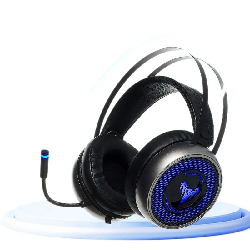 Cross-border V8 Over-ear Headset PS4 Gaming Headset with Lights PS5 Wired Gaming Headset