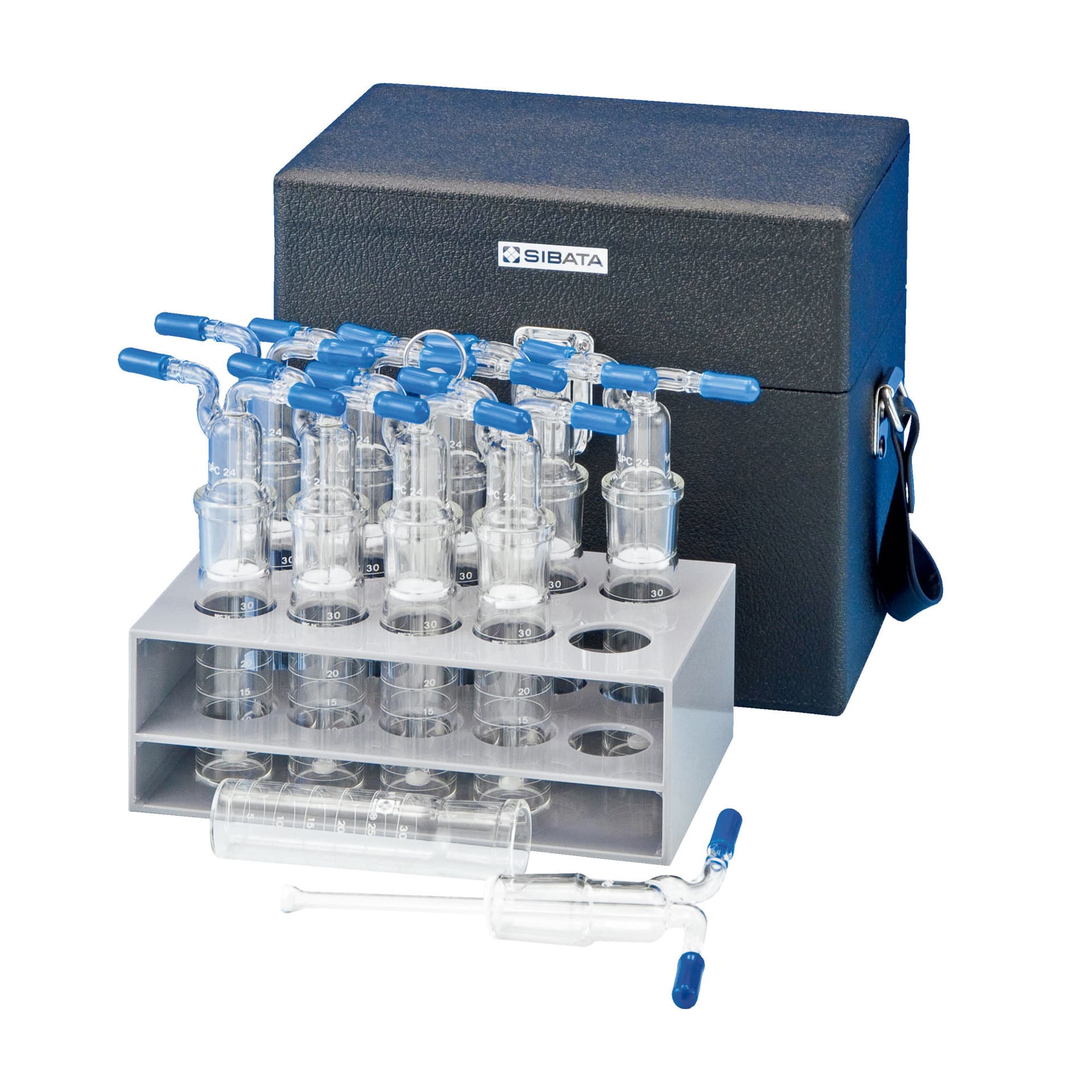 SIBATA Shibata Scientific 080100-2 Bubbler Set for Liquid Collection