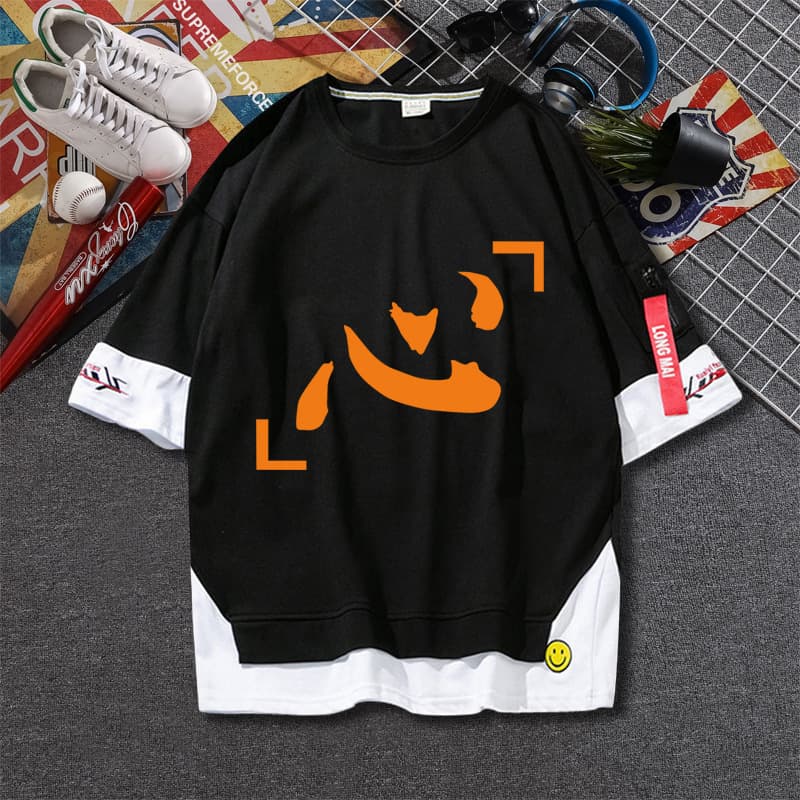 supremeforce Japanese anime surrounding full-time hunter costume fake two short-sleeved T-shirt clothes hisoka