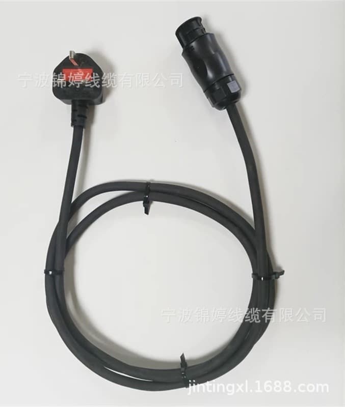 Manufacturing UK standard power cord plug betteri micro inverter BC01 waterproof connector H07RN-F rubber cable