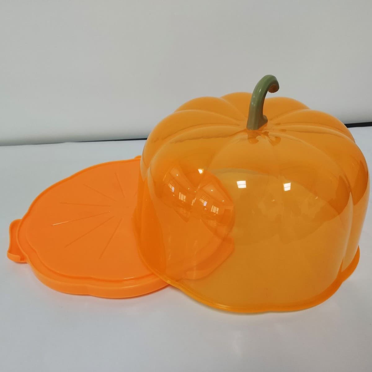New Thickened Plastic Food Halloween Pumpkin Storage Box Reusable Pastry Cake Container