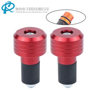 Motorcycle Modification Accessories Handlebar End Plug Wear-Resistant Anti-Fall Balance Slider Aluminum Alloy Grip Plug