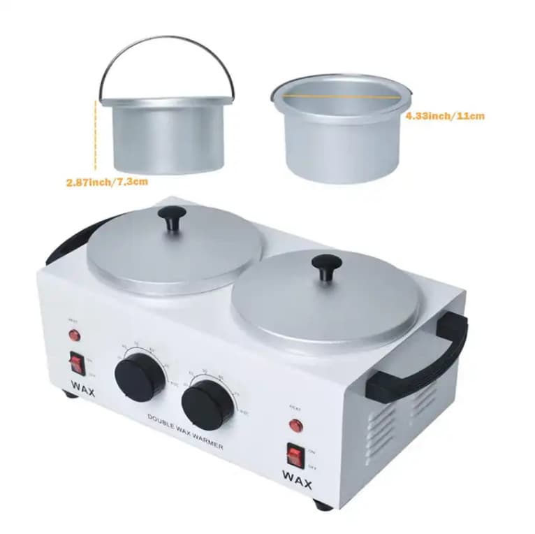 Double pot, double furnace, double mouth wax machine, wax heating and melting heater, melt tank, double hard wax pot heater, hand wax machine