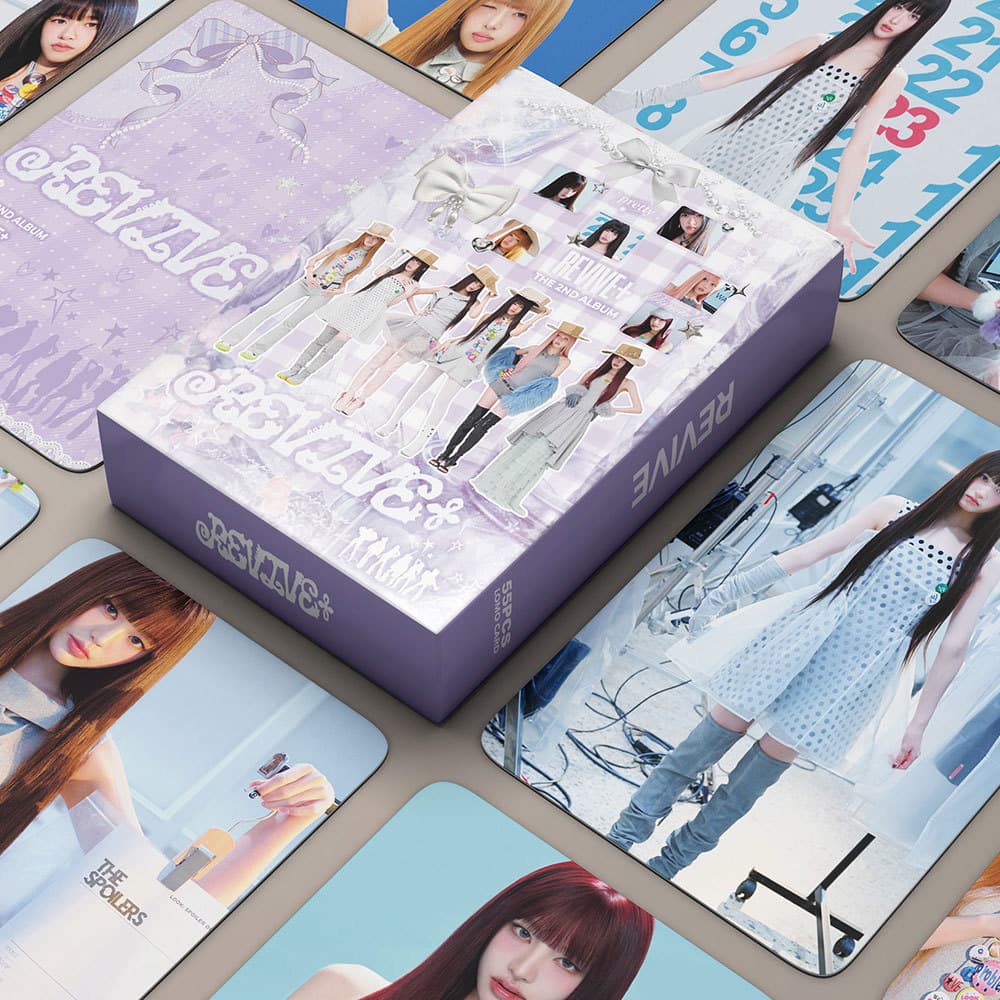 55 KPOP Girl Group IVE New Album REVIVE Support LOMO Cards Jang Wonyoung Ahn Yujin Custom Photo Cards