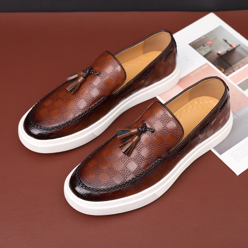 Driving Shoes Men 2023 New Summer Breathable Loafers Slip-on Lazy Shoes Korean Style Versatile Slip-on Casual Shoes