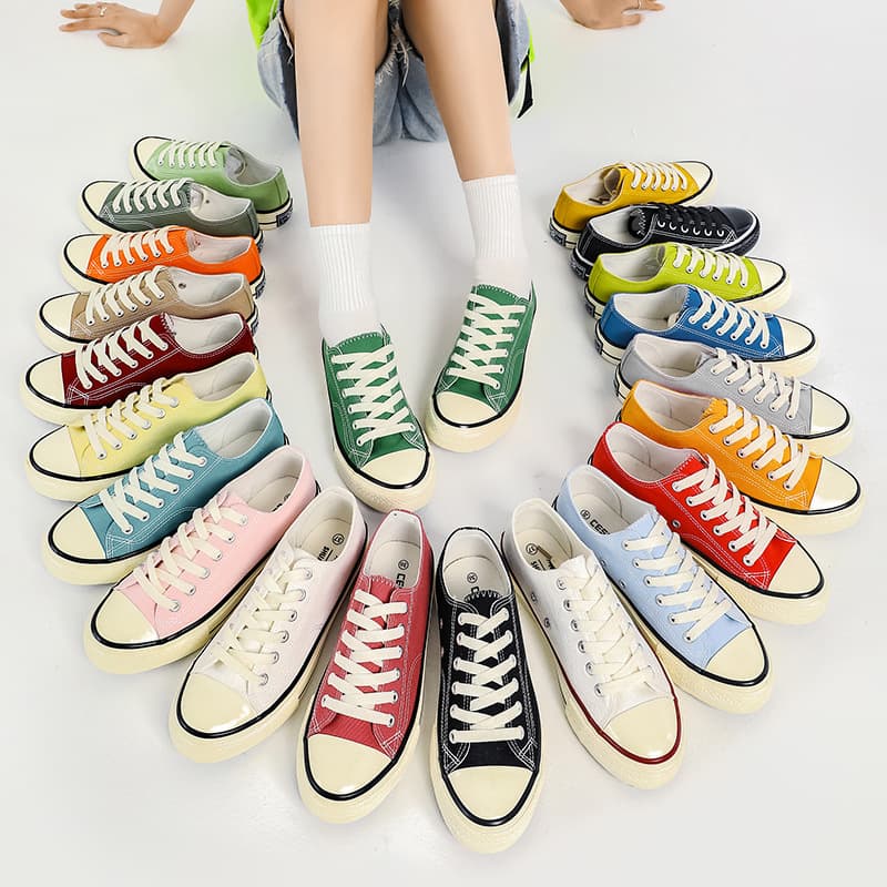 1970s Retro Sneakers Korean Version 2025 Summer Harajuku Versatile Student Classic Low-Top Women's Canvas Shoes Men Couples