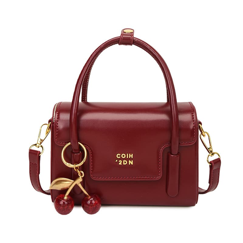 Premium Oily Leather Handbag for Women 2025 Autumn New Fashion Versatile Single Shoulder Small Square Bag Retro Crossbody Bag