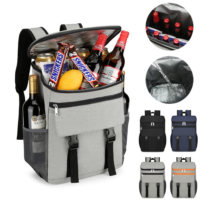 Outdoor Multi-Functional Thermal Insulation Backpack with Thermal Insulation Aluminum Foil Lining, Large Capacity Insulated Bag for Outdoor Travel, Picnic, and Camping