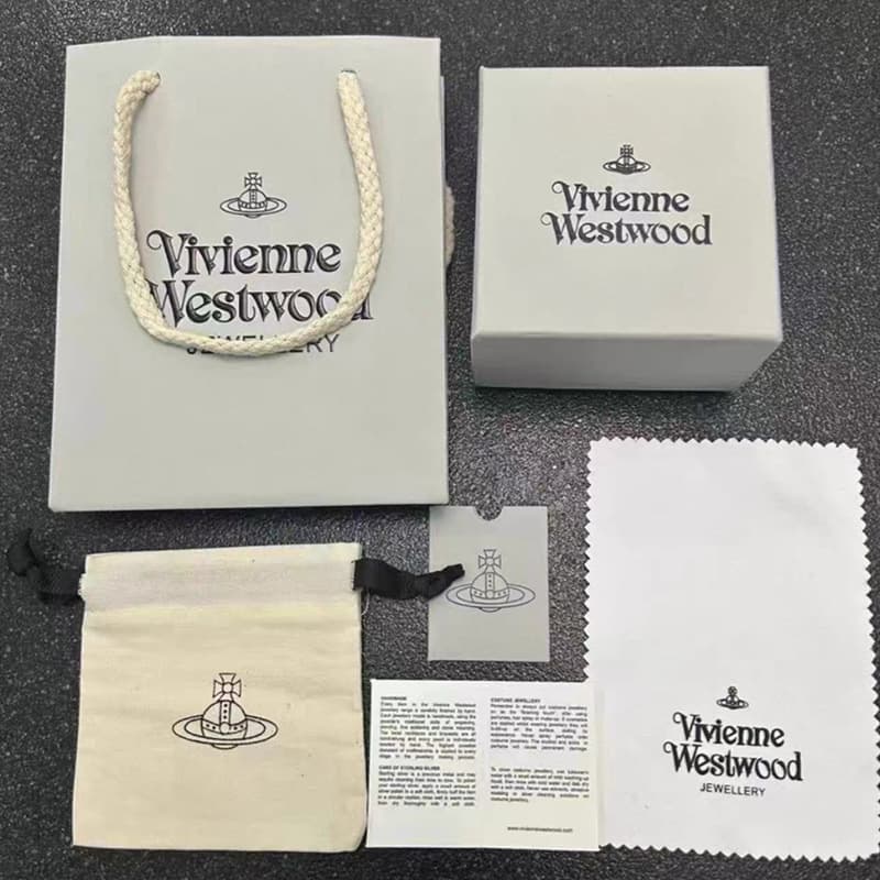 Vivienne Westwood Gift Box Set of 5 Jewelry Packaging for Valentine's Day, Birthday, and New Year Gifts