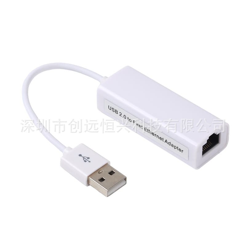 USB 2.0 Driver-Free 100M Wired Network Card to RJ45 Tablet Laptop External Network Card CH9152A
