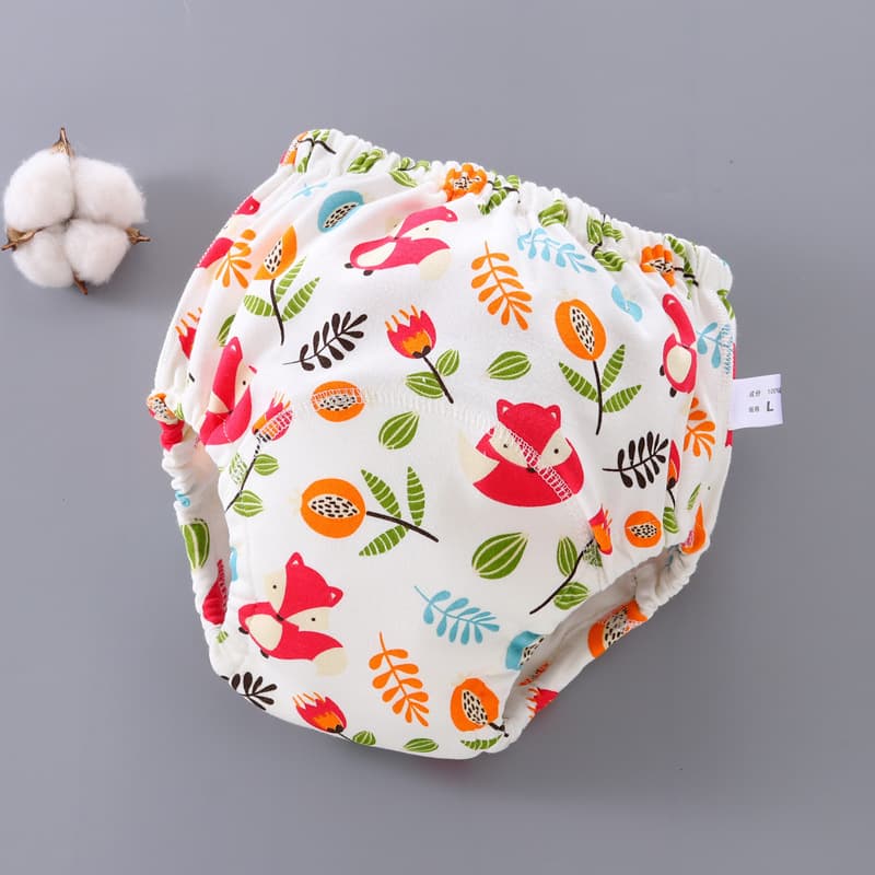 Cross-border Baby Training Pants Waterproof Diaper Cover Breathable Cotton Toddler Learning Pants