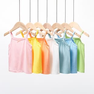 Children's Summer Modal Cotton Thin Vest Tank Top Inner Wear for Boys and Girls Baby Toddler Wholesale