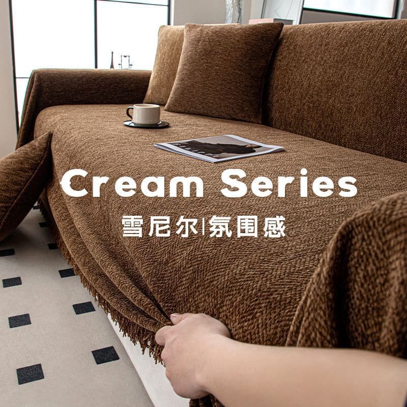 New sofa cover throw 2025 all-season universal design fully enclosed sofa slipcover blanket