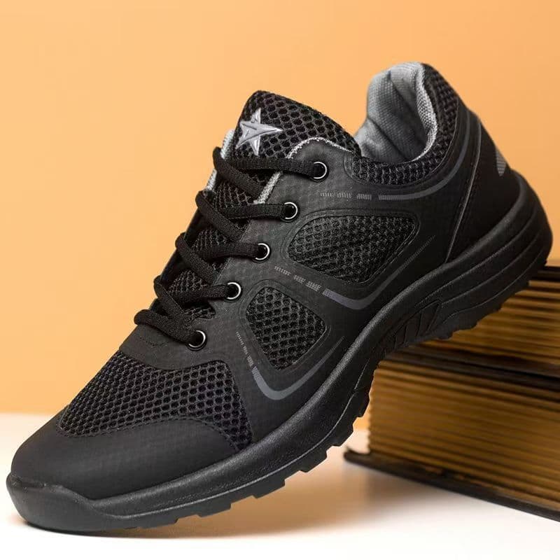 2025 New Men's Mesh Breathable Sports Shoes Summer Lightweight Non-Slip Running Shoes Outdoor Walking Shoes