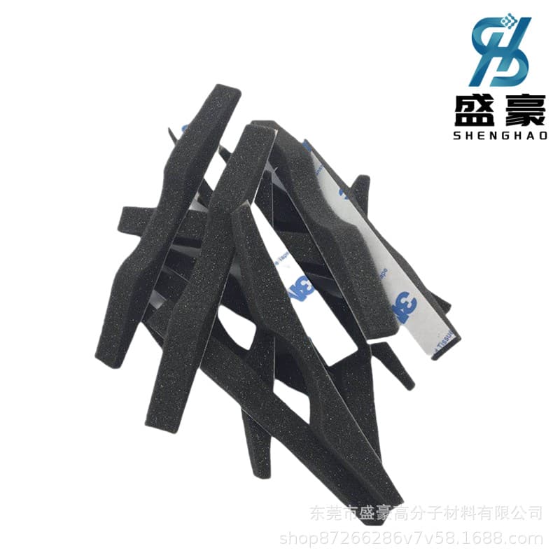 Disposable mask nose bridge strip, N95 mask shaping strip, black high-density nose bridge mask sealing sponge strip
