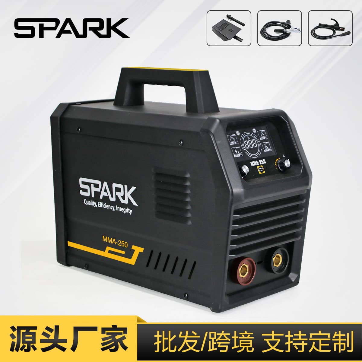 Cross-border SPARK Welding Machine Large Screen MMA Portable Digital Display Mini Spot Welder Small Welder Manual Welding