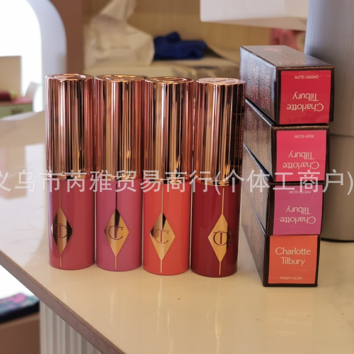 Cross-border hot-selling CharlotteTilbury CTy blush balm lip and cheek natural long-lasting liquid blush
