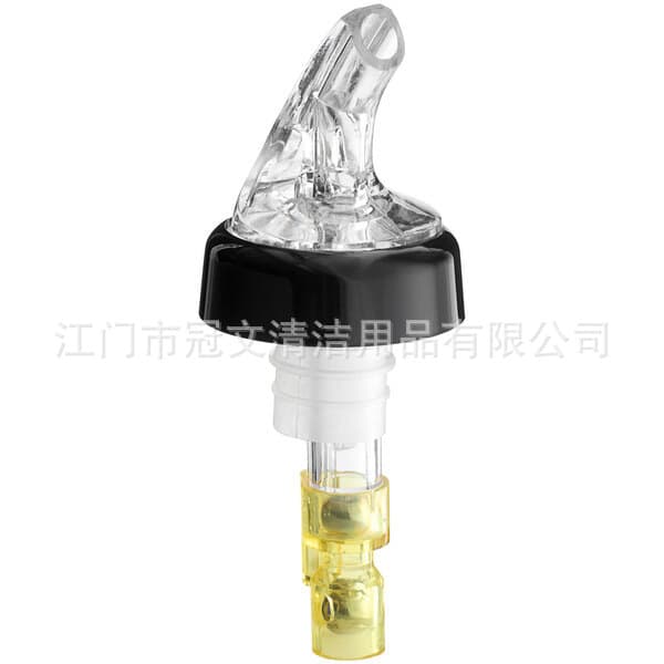 Plastic Wine Pourer Multi-Capacity Red Wine Stopper Black Cap Wine Pourer Champagne Bottle Stopper Practical Bar Tool