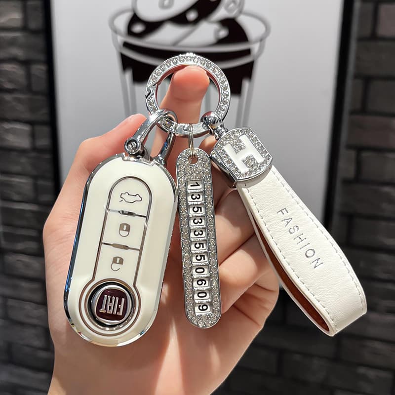 High-end Remote Control Protective Shell Key Set For Fiat 500 Bravo Iveco Eurostar Cars Suitable For Men Women