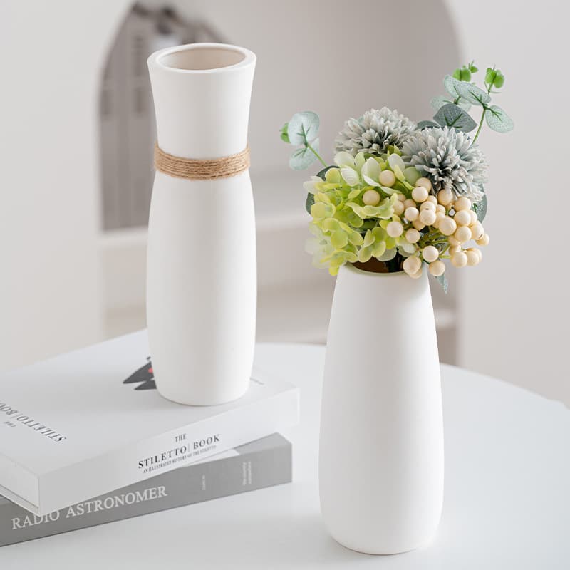 Light Luxury Ceramic Vase Ornament, Instagram-style Living Room Decoration, Cross-border Hot Seller