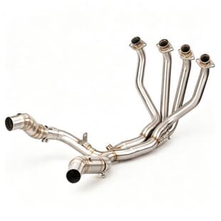 Z1000 Motorcycle Modified Exhaust Muffler Z1000 Dual Exhaust Front Section 2010-2018