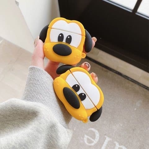 Pluto AirPods Pro 3 Apple Bluetooth Earphone Case for 3rd/4th Gen, Dog Protective Cover, Glow-in-the-Dark Lava Sand